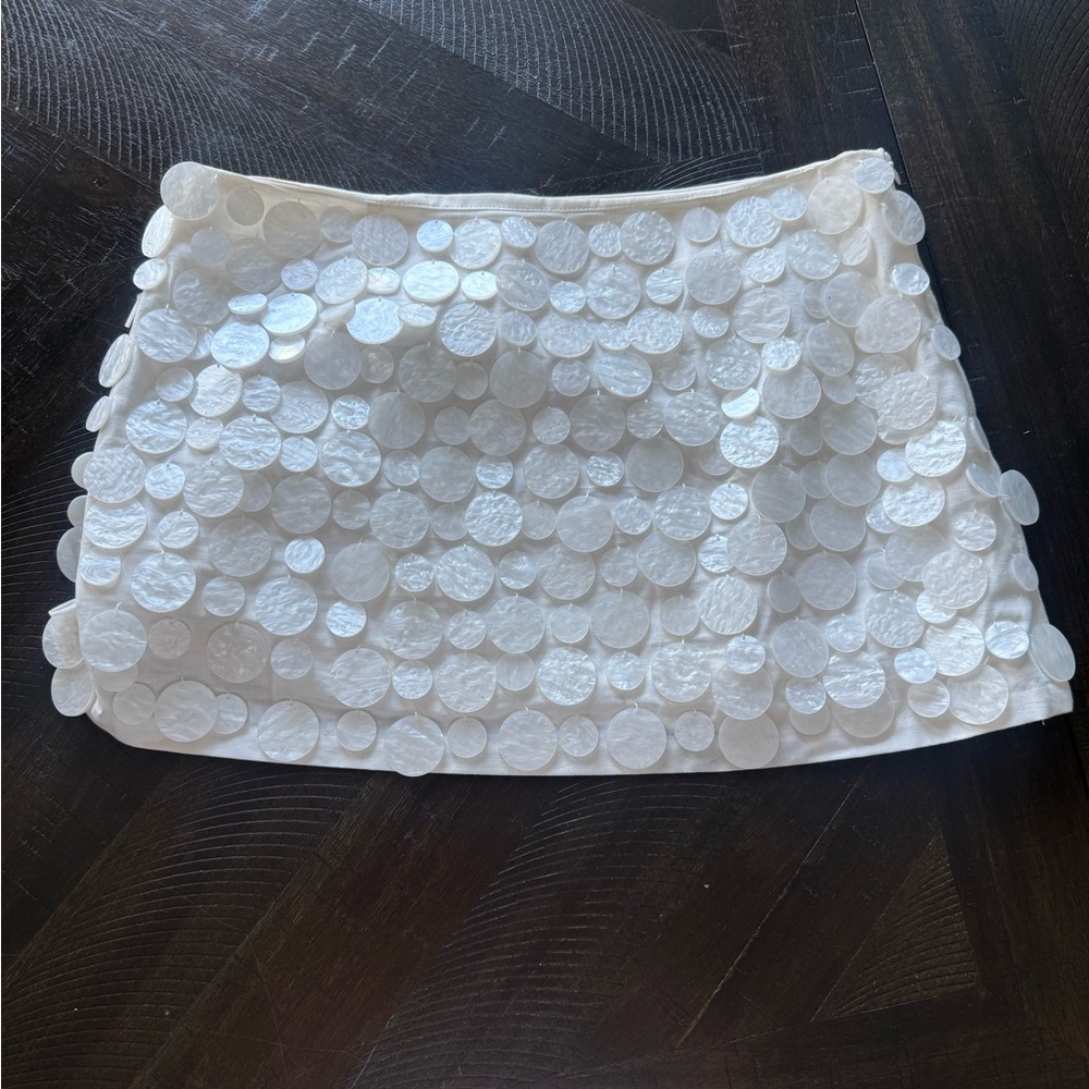 Peppermayo White Seashell Skirt